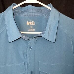 REI Button Up L/S Shirt Hiking Camping Sz XL